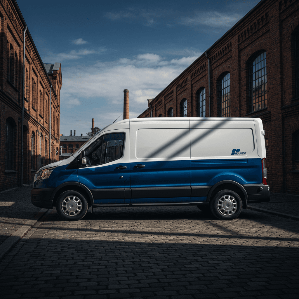 Moderner Kleintransportwagen für Gütertransporte in Gelsenkirchen